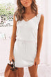 Priyavil Butterfly On Shoulder Tie Waist Dress