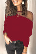 Priyavil Perspective Patchwork Long Sleeve Pullovers