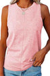 Priyavil Solid Sleeveless Loose Top