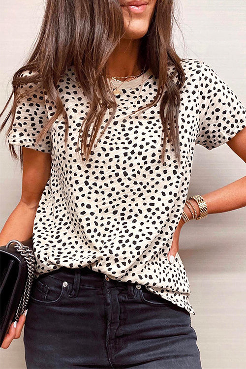 Priyavil Short Sleeve Printed Sweet T-shirt