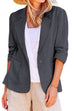 Priyavil Notch Lapel One Button Casual Blazer