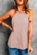 Priyavil Halter Solid Sleeveless Summer Top