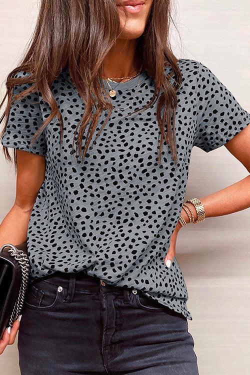 Priyavil Short Sleeve Printed Sweet T-shirt