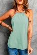 Priyavil Halter Solid Sleeveless Summer Top