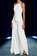 Priyavil One Shoulder Sleeveless High Waist Jumpsuit