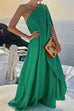 Priyavil One Shoulder High Waist Maxi Swing Dress