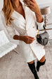 Priyavil Double Breasted Long Sleeve Blazer Cardigans