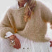 Priyavil Solid Boat Neck Fluffy Knitting Sweater