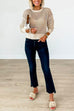 Priyavil Crewneck Hollow Out Knitting Top