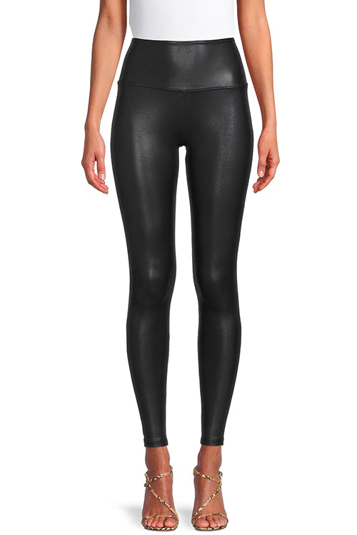 Priyavil High Waist Faux Leather Full-length Leggings