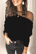 Pebbydress Perspective Patchwork Long Sleeve Tops