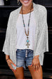 Priyavil Open Front Kimono Sequin Cardigan