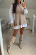 Priyavil V Neck Side Split Trendy Sweater Vest