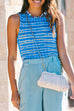Priyavil Slim Fit Tie Dye Tank Top