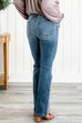 Priyavil Distressed Straight Leg Stretchy Denim Pants