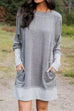 Priyavil Maureen Pockets Cozy Autumn Sweatershirt Dress