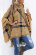 Priyavil Burberry Plaid Tassel Poncho Sweater