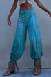 Priyavil Tie Dye Side Slit Loose Lantern Pants