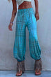 Priyavil Tie Dye Side Slit Loose Lantern Pants