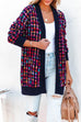 Priyavil Open Front Multi-colored Print Cardigans