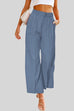 Priyavil High Waist Wide Leg Pants with Pockets