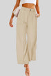 Priyavil High Waist Wide Leg Pants with Pockets