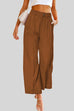 Priyavil High Waist Wide Leg Pants with Pockets