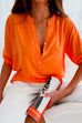 Priyavil Stand Collar Half Sleeve Buttons Shirt