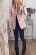 Chicest Stand Collar Double Breasted Blazer Jacket