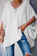 Priyavil V Neck Batwing Sleeve Oversized T Shirt