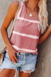 Priyavil Round Neck Tie Dye Workout Tank Top