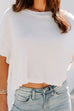 Priyavil Ruffle Half Sleeve Solid Knitting Cropped Pullovers