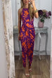 Priyavil Halter Twist Front Slit Floral Printed Maxi Dress