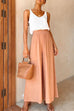 Priyavil Elastic Waist Wide Leg Palazzo Pants