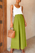 Priyavil Elastic Waist Wide Leg Palazzo Pants