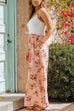 Priyavil Floral Printed Splice Maxi Cami Holiday Dress