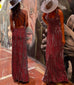Priyavil Criss Cross Open Back Tie Dye Maxi Dress
