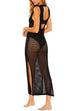 Priyavil Backless Side Slit Bikini Cover Up Dress