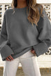 Priyavil Crewneck Drop Shoulder Relax Fit Casual Sweater