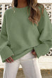 Priyavil Crewneck Drop Shoulder Relax Fit Casual Sweater