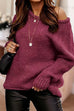 Priyavil Long Sleeve Knit Pullover Sweater