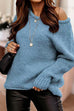 Priyavil Long Sleeve Knit Pullover Sweater
