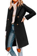 Priyavil Classic Lapel Double Breasted Winter Overcoat