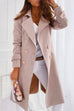 Priyavil Classic Double Breasted Collared Midi Winter Overcoat