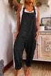 Priyavil Solid Baggy Pockets Tapered Overalls